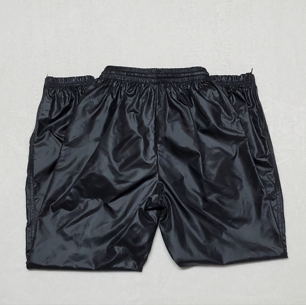 Rare Vintage 90s SJB Sport Black Waterproof High Rise Jogger Parachute Pants S - Picture 9 of 12